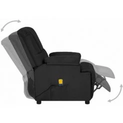 YOUTHUP Fauteuil De Massage Inclinable Noir Similicuir Daim - Noir 10 YOUTHUP Fauteuil De Massage Inclinable Noir Similicuir Daim - Noir -Pas Cher Fauteuil Magasin 55262254 4