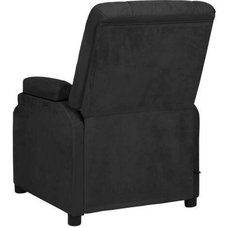 YOUTHUP Fauteuil De Massage Inclinable Noir Similicuir Daim - Noir 7 YOUTHUP Fauteuil De Massage Inclinable Noir Similicuir Daim - Noir – Image 5