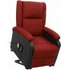 YOUTHUP Fauteuil De Massage Inclinable Rouge Bordeaux Tissu - Rouge 1 YOUTHUP Fauteuil De Massage Inclinable Rouge Bordeaux Tissu - Rouge -Pas Cher Fauteuil Magasin 55262262 1