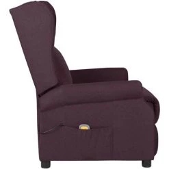 YOUTHUP Fauteuil De Massage Inclinable Violet Tissu - Pourpre 9 YOUTHUP Fauteuil De Massage Inclinable Violet Tissu - Pourpre -Pas Cher Fauteuil Magasin 55262265 3
