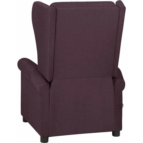 YOUTHUP Fauteuil De Massage Inclinable Violet Tissu - Pourpre 6 YOUTHUP Fauteuil De Massage Inclinable Violet Tissu - Pourpre – Image 4