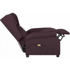 YOUTHUP Fauteuil De Massage Inclinable Violet Tissu - Pourpre 11 YOUTHUP Fauteuil De Massage Inclinable Violet Tissu - Pourpre -Pas Cher Fauteuil Magasin 55262265 5