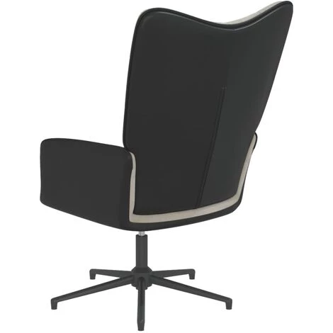 YOUTHUP Chaise De Relaxation Gris Clair Velours Et PVC - Gris 6 YOUTHUP Chaise De Relaxation Gris Clair Velours Et PVC - Gris – Image 4