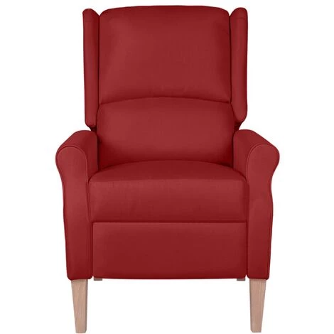 YOUTHUP Fauteuil De Massage Inclinable Rouge Bordeaux Tissu - Rouge 4 YOUTHUP Fauteuil De Massage Inclinable Rouge Bordeaux Tissu - Rouge – Image 2