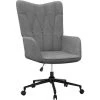 YOUTHUP Chaise De Relaxation Gris Foncé Tissu - Gris 2 YOUTHUP Chaise De Relaxation Gris Foncé Tissu - Gris -Pas Cher Fauteuil Magasin 55263516 1