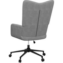 YOUTHUP Chaise De Relaxation Gris Foncé Tissu - Gris -Pas Cher Fauteuil Magasin 55263516 4