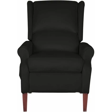YOUTHUP Fauteuil De Massage Inclinable Noir Velours - Noir 4 YOUTHUP Fauteuil De Massage Inclinable Noir Velours - Noir – Image 2
