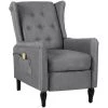 YOUTHUP Fauteuil De Massage Inclinable Gris Clair Tissu - Gris -Pas Cher Fauteuil Magasin 55265194 1