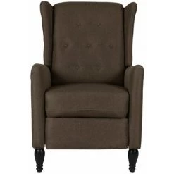 YOUTHUP Fauteuil De Massage Inclinable Marron Foncé Tissu - Brun 8 YOUTHUP Fauteuil De Massage Inclinable Marron Foncé Tissu - Brun -Pas Cher Fauteuil Magasin 55265198 2