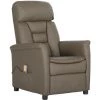 YOUTHUP Fauteuil De Massage Inclinable Gris Similicuir - Gris 1 YOUTHUP Fauteuil De Massage Inclinable Gris Similicuir - Gris -Pas Cher Fauteuil Magasin 55265201 1