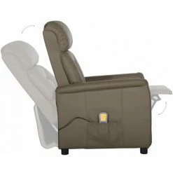 YOUTHUP Fauteuil De Massage Inclinable Gris Similicuir - Gris 11 YOUTHUP Fauteuil De Massage Inclinable Gris Similicuir - Gris -Pas Cher Fauteuil Magasin 55265201 5