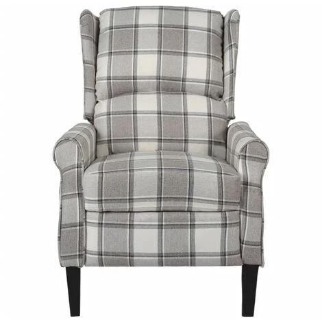 YOUTHUP Fauteuil Inclinable Gris Tissu - Gris 4 YOUTHUP Fauteuil Inclinable Gris Tissu - Gris – Image 2