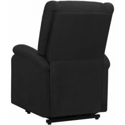 YOUTHUP Fauteuil Inclinable Noir Tissu - Noir 10 YOUTHUP Fauteuil Inclinable Noir Tissu - Noir -Pas Cher Fauteuil Magasin 55265275 4