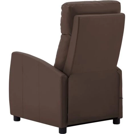 YOUTHUP Fauteuil Inclinable électrique De Massage Marron Similicuir - Brun 7 YOUTHUP Fauteuil Inclinable électrique De Massage Marron Similicuir - Brun – Image 5