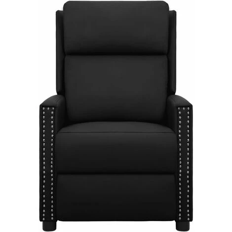 YOUTHUP Fauteuil De Massage Inclinable Noir Similicuir - Noir 5 YOUTHUP Fauteuil De Massage Inclinable Noir Similicuir - Noir – Image 3