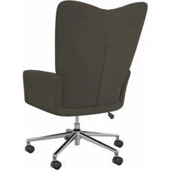 YOUTHUP Chaise De Relaxation Gris Foncé Velours - Gris 10 YOUTHUP Chaise De Relaxation Gris Foncé Velours - Gris -Pas Cher Fauteuil Magasin 55266480 4