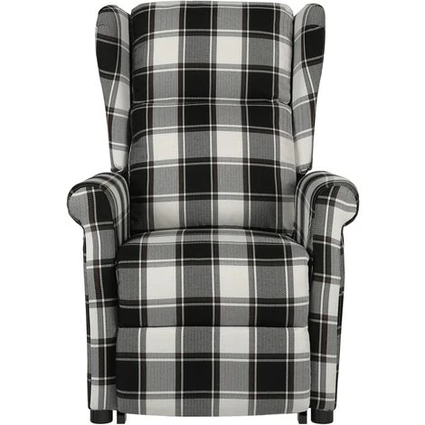 YOUTHUP Fauteuil Inclinable Marron Et Blanc Tissu - Brun 5 YOUTHUP Fauteuil Inclinable Marron Et Blanc Tissu - Brun – Image 3