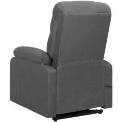 YOUTHUP Fauteuil Inclinable Gris Foncé Tissu - Gris -Pas Cher Fauteuil Magasin 55266503 4
