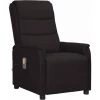 YOUTHUP Fauteuil De Massage Inclinable Noir Similicuir - Noir