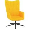 YOUTHUP Chaise De Relaxation Jaune Moutarde Tissu - Jaune 2 YOUTHUP Chaise De Relaxation Jaune Moutarde Tissu - Jaune -Pas Cher Fauteuil Magasin 55267888 1
