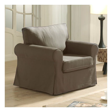 M-S Fauteuil En Tissu Chocolat - JAIPUR 3 M-S Fauteuil En Tissu Chocolat - JAIPUR