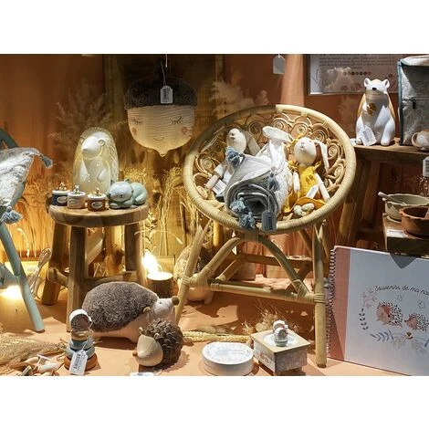 Fauteuil Enfant Rotin Paon - Amadeus - Naturel 4 Fauteuil Enfant Rotin Paon - Amadeus - Naturel – Image 2