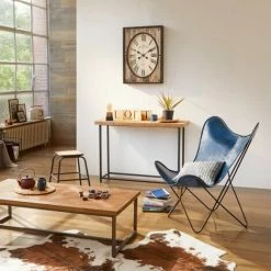 Housse Cognac Dario En Cuir Atmosphera - Marron - Brun -Pas Cher Fauteuil Magasin 55477303 4