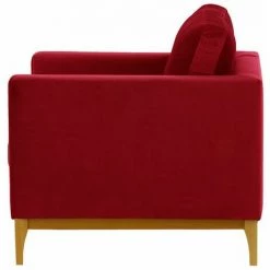 SLF24 Fauteuil Gosena Wood In Moderne Style - Rouge - Velluto 7 - Rouge - Velluto 7 9 SLF24 Fauteuil Gosena Wood In Moderne Style - Rouge - Velluto 7 - Rouge - Velluto 7 -Pas Cher Fauteuil Magasin 55536711 3