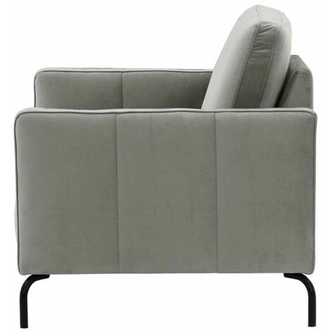 SLF24 Fauteuil Opus Velvet In Scandinave, Vintage Style - Gris Clair - Velluto 15 - Gris Clair - Velluto 15 5 SLF24 Fauteuil Opus Velvet In Scandinave, Vintage Style - Gris Clair - Velluto 15 - Gris Clair - Velluto 15 – Image 3