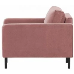 SLF24 Fauteuil Lioni In Scandinave, Vintage Style - Rose Delavé - Kronos 29 - Rose Delavé - Kronos 29 -Pas Cher Fauteuil Magasin 55539785 3