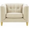 SLF24 Fauteuil Sodre In Scandinave Style - Beige Clair - Velluto 2 - Beige Clair - Velluto 2