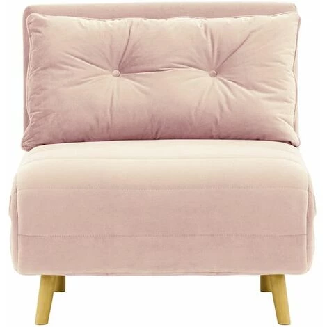 SLF24 Fauteuil Convertible Flic - Large De 77 Cm In Moderne, Scandinave, Vintage Style - Lila/rose - Velluto 14 - Lila/rose - Velluto 14 5 SLF24 Fauteuil Convertible Flic - Large De 77 Cm In Moderne, Scandinave, Vintage Style - Lila/rose - Velluto 14 - Lila/rose - Velluto 14 – Image 3