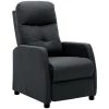 INLIFE Fauteuil Inclinable électrique Gris Foncé Tissu -Pas Cher Fauteuil Magasin 55641174 1