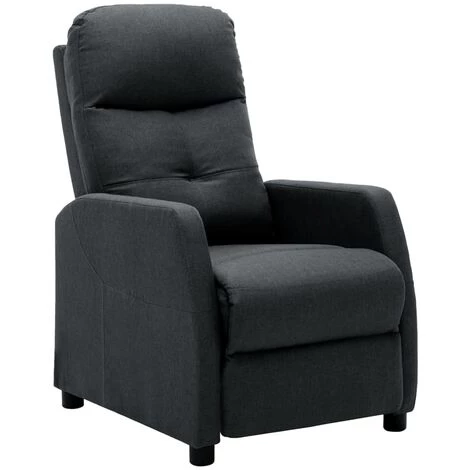 INLIFE Fauteuil Inclinable électrique Gris Foncé Tissu 3 INLIFE Fauteuil Inclinable électrique Gris Foncé Tissu