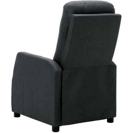 INLIFE Fauteuil Inclinable électrique Gris Foncé Tissu 7 INLIFE Fauteuil Inclinable électrique Gris Foncé Tissu – Image 5