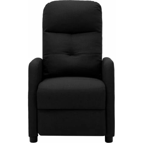 INLIFE Fauteuil Inclinable électrique De Massage Noir Tissu 5 INLIFE Fauteuil Inclinable électrique De Massage Noir Tissu – Image 3