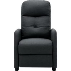 INLIFE Fauteuil Inclinable électrique De Massage Gris Foncé Tissu -Pas Cher Fauteuil Magasin 55641277 3