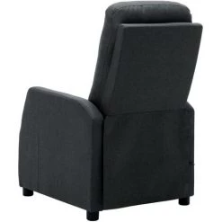 INLIFE Fauteuil Inclinable électrique De Massage Gris Foncé Tissu -Pas Cher Fauteuil Magasin 55641277 5