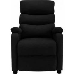 INLIFE Fauteuil Inclinable électrique De Massage Noir Tissu -Pas Cher Fauteuil Magasin 55641333 3