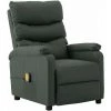 INLIFE Fauteuil Inclinable électrique De Massage Gris Similicuir 2 INLIFE Fauteuil Inclinable électrique De Massage Gris Similicuir -Pas Cher Fauteuil Magasin 55641388 1