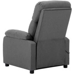 INLIFE Fauteuil De Massage Inclinable électrique Gris Clair Tissu 10 INLIFE Fauteuil De Massage Inclinable électrique Gris Clair Tissu -Pas Cher Fauteuil Magasin 55641521 4