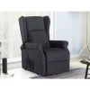 VENTE-UNIQUE.COM Fauteuil Releveur électrique En Tissu LAUGAR - Anthracite - Gris Anthracite -Pas Cher Fauteuil Magasin 55881216 1