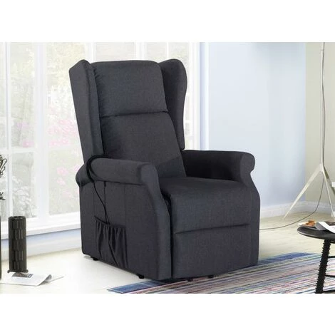 VENTE-UNIQUE.COM Fauteuil Releveur électrique En Tissu LAUGAR - Anthracite - Gris Anthracite 3 VENTE-UNIQUE.COM Fauteuil Releveur électrique En Tissu LAUGAR - Anthracite - Gris Anthracite