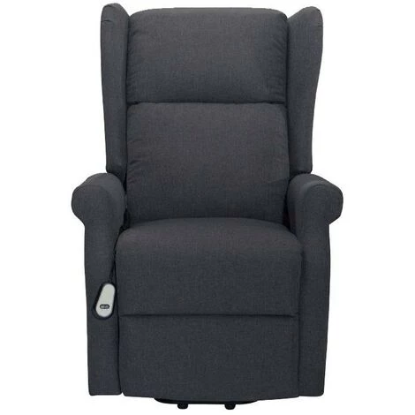VENTE-UNIQUE.COM Fauteuil Releveur électrique En Tissu LAUGAR - Anthracite - Gris Anthracite 7 VENTE-UNIQUE.COM Fauteuil Releveur électrique En Tissu LAUGAR - Anthracite - Gris Anthracite – Image 5