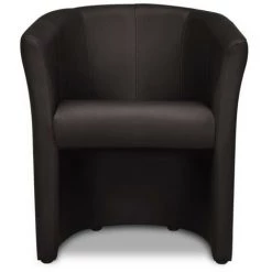 VENTE-UNIQUE.COM Fauteuil Cabriolet En Simili RANIN - Marron - Marron Chocolat 10 VENTE-UNIQUE.COM Fauteuil Cabriolet En Simili RANIN - Marron - Marron Chocolat -Pas Cher Fauteuil Magasin 55882478 4