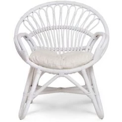 VENTE-UNIQUE.COM Fauteuil COROMANDEL En Rotin - Blanc - Blanc 7 VENTE-UNIQUE.COM Fauteuil COROMANDEL En Rotin - Blanc - Blanc -Pas Cher Fauteuil Magasin 55882579 3