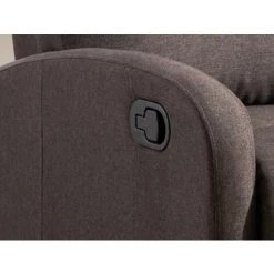 VENTE-UNIQUE.COM Fauteuil Relax En Tissu ISAO - Marron - Marron Chocolat 11 VENTE-UNIQUE.COM Fauteuil Relax En Tissu ISAO - Marron - Marron Chocolat -Pas Cher Fauteuil Magasin 55882645 5