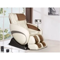 VENTE-UNIQUE.COM Fauteuil Massant MOON - Système Zéro Gravité - Beige - Beige