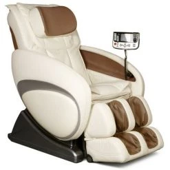 VENTE-UNIQUE.COM Fauteuil Massant MOON - Système Zéro Gravité - Beige - Beige -Pas Cher Fauteuil Magasin 55883265 3