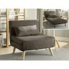 VENTE-UNIQUE.COM Fauteuil Convertible POSIO En Tissu - Taupe - Taupe -Pas Cher Fauteuil Magasin 55883280 1